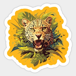 leopard Sticker